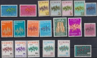 Europa CEPT 40 db bélyeg 2 db stecklapon, Europa CEPT 40 stamps