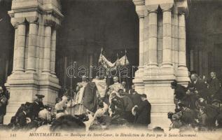 Paris, Montmartre, Basilica Sacre Coeur, Blessed Sacrament, Benediction priests, religious festival