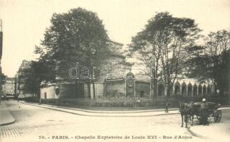 Paris, Chapelle Expiatoire de Louis XVI, Rue d'Anjou / chapel, street