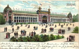 1900 Paris, Exposition Universelle, Baukunst litho (EK)