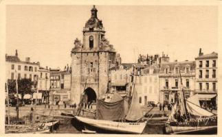 La Rochelle, tour de la grosse horloge / Clock tower, ships