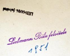 Liebmann Béla(Szeged): Repülőmodellezők!, pecséttel jelzett művészfotó, hátoldalon feliratozva, sark...