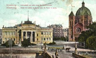 Strasbourg, Palace of Justice, St. Pierre cathedral (EB)