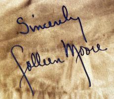 cca 1920 Colleen Moore(1900-1988), a némafilm korszak egyik legnagyobb sztárja, nyomtatott aláírássa...