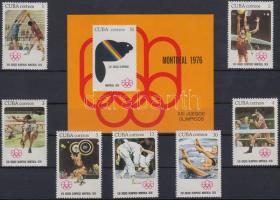1976 Nyári olimpia, Montreal sor Mi 2135-2141 + blokk 47