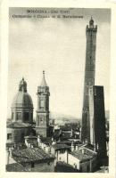 Bologna, Due Torri, Campanile e Cupole di S. Bartolomeo / church cupola, towers