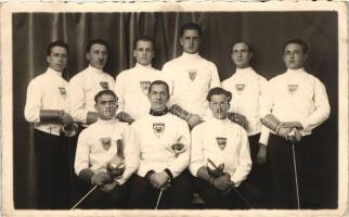 Merano, Meran; Sport Club Meran, Fechten Sektion; Foto Schöner / Tyrolean fencers group photo