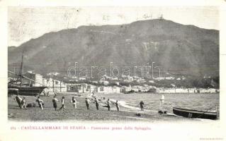 Castellammare di Stabia, Spiaggia / beach (small tear)