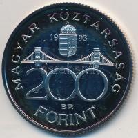 1993. 200Ft Ag "MNB" T:PP