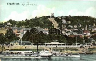 Loschwitz, (Dresden), funicular, SS Leitmeritz