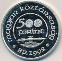 1992. 500Ft Ag "Szent László" T:PP