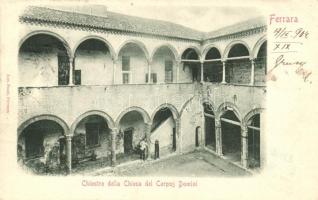 Ferrara, Chiostro della Chiesa del Corpus Domini / church cloister (EK)