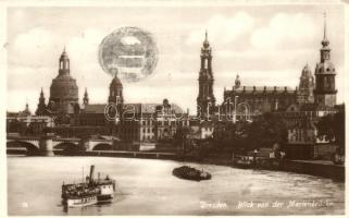 Dresden, hotel, bridge, ship