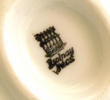 Zsolnay porcelán akt, apró mázhibával, jelzett, m: 24 cm