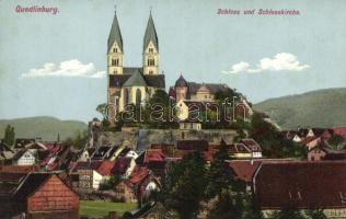 Quedlinburg, Schloss und Schlosskirche / castle, church