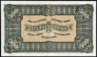 1923. 500K nyomdahely nélkül T:III
