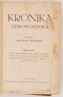Frantisek Kulhanek: Kronika československá I.-V. Teljes / komplett. Praha, 1923. In 5 volumes, one p...