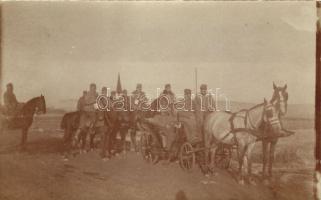 1916 október 14. - a 7. huszárezred bevonulása Fogaras felé / Hungarian hussar regiment entering Transylvania towards Fagaras, photo