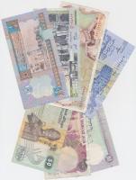 10db vegyes klf külföldi bankjegy arab országokból T:vegyes 10pcs of mixed diff banknotes from Arabian countries C:mixed