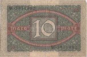 Német Birodalom/Weimari Köztársaság 1908-1922. 12db-os bankjegy tétel T:vegyes German Empire/Weimar Republic 1908-1922. 12pcs of banknotes C:mixed