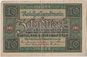 Német Birodalom/Weimari Köztársaság 1908-1922. 12db-os bankjegy tétel T:vegyes
German Empire/Weimar ...