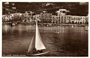 Capri, Marine Grande, sailing ship