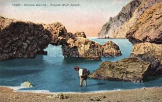 Capri, Piccola marina, Scoglio delle Sirene / marine, rock (EK)