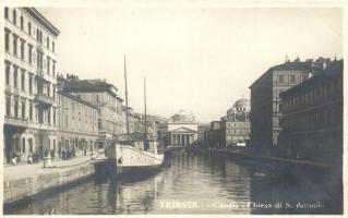 Trieste, Canale, Chiesa di S. Antonio / canal, church, ship (EK)