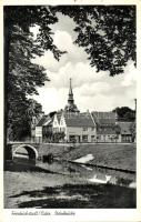 Friedrichstadt, Eider, Steinbrücke / bridge