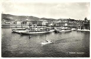 Trieste, port, steamships