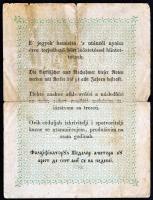 1848. 2Ft "Kossuth bankó" T:III-