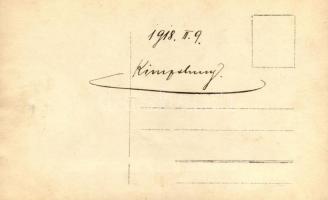 1918 Campulung Moldovenesc, Moldvahosszúmező, Kimpulung; Osztrák-magyar katonai szán / WWI K.u.K. so...