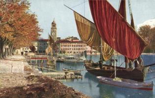 Riva del Garda, port, ships