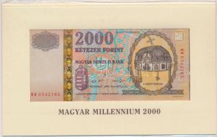 2000. 2000Ft "Millennium" T:I Eredeti bontatlan díszcsomagolásban!