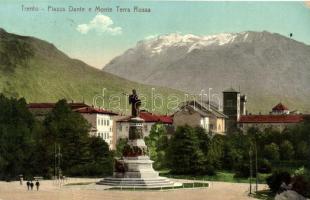 Trento, Piazza Dante, Monte Terra Rossa / square, mountain (EK)