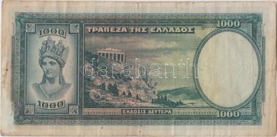 Görögország 1939. 1000Dr T:III foltos
Greece 1939. 1000 Drachmai C:F spotted