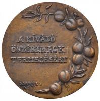 Solymári Valkó László (1909-1984) 1960. A kiváló őszibarack termelésért / Országos Őszibarack Kiállítás Budapest 1960. - A Magyar Agrártudományi Egyesület Br emlékérem (81mm) T:2