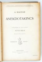 Tóth Béla: A magyar anekdota kincs. Gyűjtötte és magyarázza -- Mühlbeck Károly rajzaival. Harmadik k...
