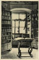 Kefermarkt, Weinberg Schloss, Alte Schlossapotheke / old castle pharmacy, interior