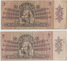 60db-os vegyes magyar pengő bankjegy tétel T:vegyes