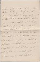 1882 Széll Piroska (1865-1886), Arany János menyének levele apjának, Szél Kálmán nagyszalontai esper...