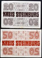 Németország / Weimari Köztársaság / Steinburg 1918. 1M + 2M + 20M + 50M T:I-,II,III
Germany / Weimar...