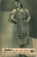 Kaláris "Úgy illik a lány derekára, mintha csak tündérkék szabták volna rája" reklám / Hungarian fashion advertisement (EK)