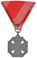 1916. "Károly-Csapatkereszt" cink kitüntetés mellszalaggal T:2
Hungary 1916. "Karl Tr...