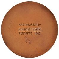 1965. "Budapesti Emlék" hátoldalra gravírozva "Magyarország-Csehszlovákia Budapest, 1...