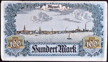 Német Birodalom / Memel / francia adminisztráció 1922. 50M + 75M + 100M T:II,III hajtatlanok, de töb...