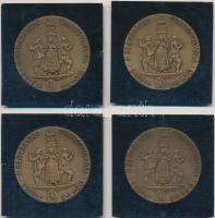 Kiss Nagy András (1930-1997) 1989. "Az Erdélyi Menekültekért" Br emlékérem műbőr tokban ta...