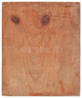 Varga István (1949-) 1986. "ERBE-VASAS 1961-1986" Br plakett fa talpon (100mm) T:2