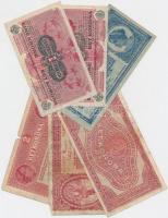 17db-os vegyes korona bankjegy tétel, benne 2db sorszámkövető 1920. 10K T:vegyes