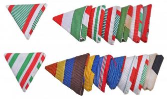 15db klf kitüntetés mellszalag T:1-,2